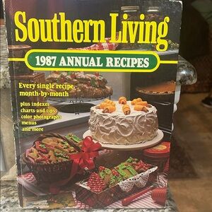 Southern Living 1987 Annual Recipes Hardback Cookbook